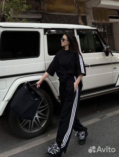 Костюм Оверсайз Штаны и Футболка Adidas Type