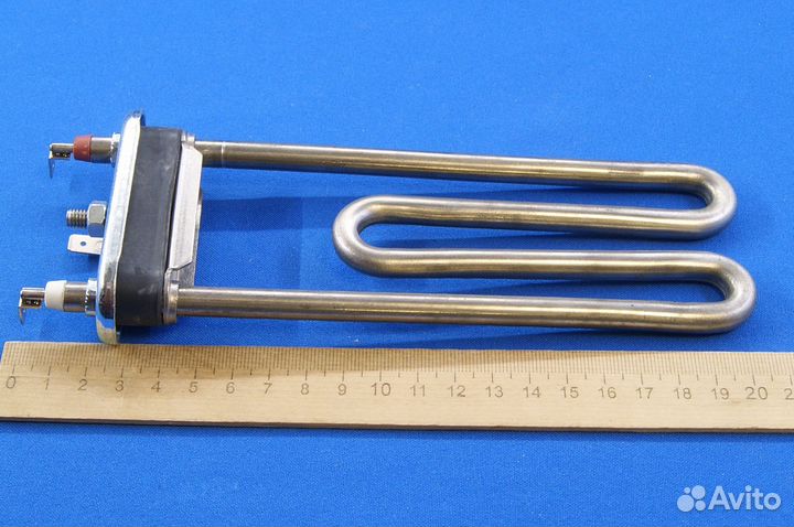 Тэн стиральной машины 1900W 175мм без отверстия