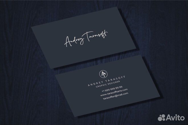 Дизайнер визитки