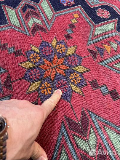 Ковер 825. Антикварный сумах конца 19 века.Шерсть