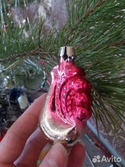 Игрушка СССР Морской конёк, Жар Птица, Павлин