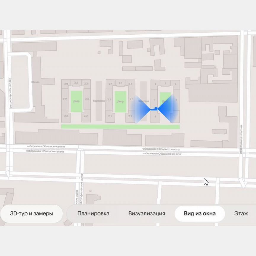 3-к. квартира, 72,8 м², 2/9 эт.