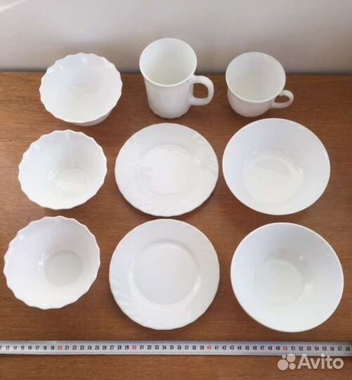 Белая посуда Франция Испания Англия