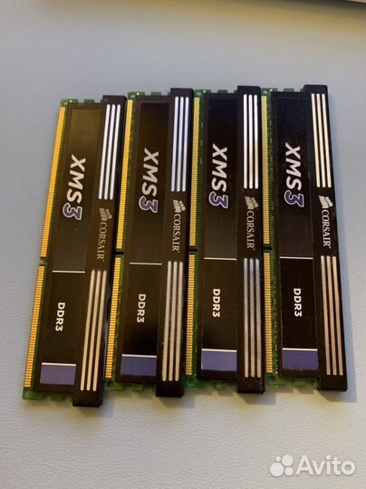 Оперативная память 8gb 1600mhz ddr3 Corsair XMS3