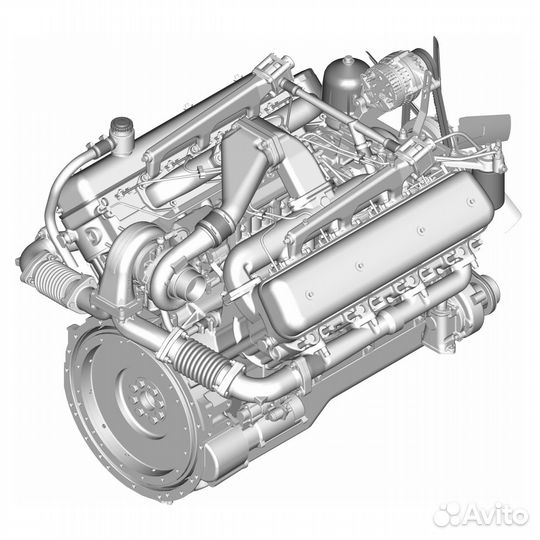 Новый двигатель ямз 238нд4 от создателей