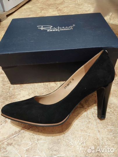 Туфли женские 35 размер черные