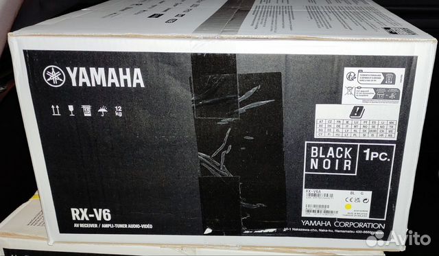 Новый ресивер Yamaha RX-V6A black