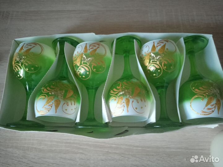 Хрустальные фужеры бокалы