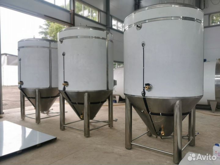 Цилиндро конический танк для варки пива цкт