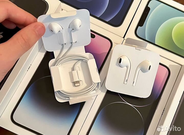 Новые Оригинальные наушники apple earpods