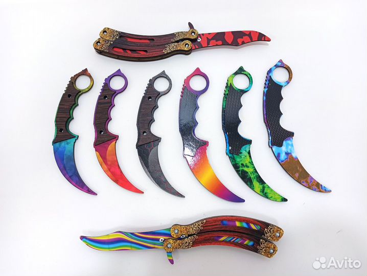 Игрушка из дерево бабочка керамбит