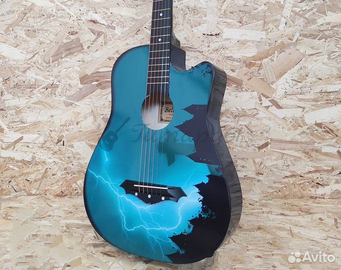 Гитара с рисунком