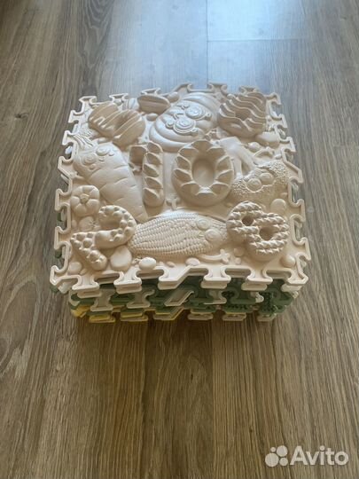 Детский коврик пазл ортопедический