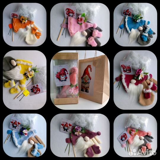 Подарочный набор. Самостоятельная сборка гнома