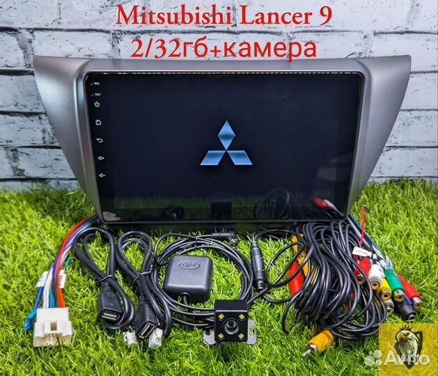 Магнитола 2/32 Mitsubishi Lancer 9+камера