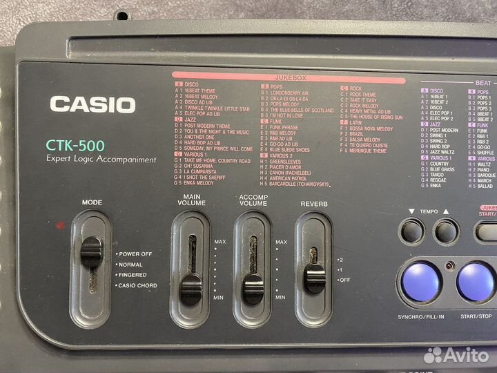 Синтезатор Casio ctk500