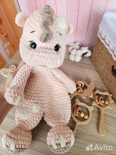 Вязаный дракон ручная работа