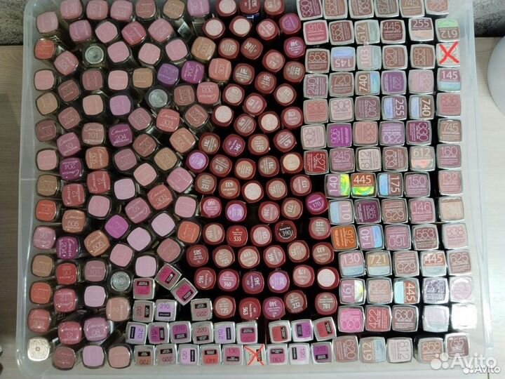 Помады L'Oréal, Maybelline новые и бу