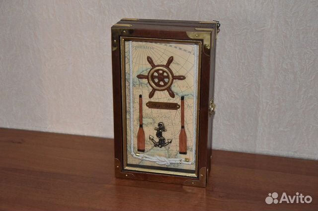 Ключница, рога косули, бамбук, ваза