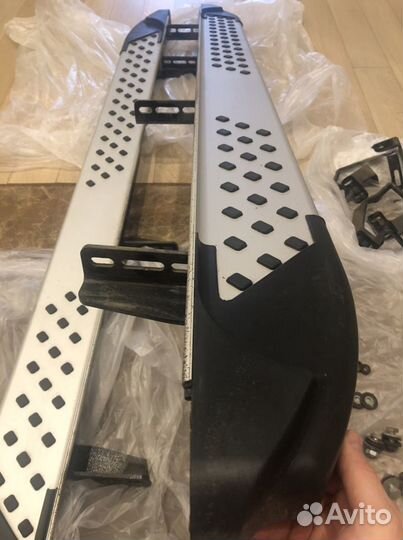 Пороги для Hyundai Santa Fe (IV-V generation)