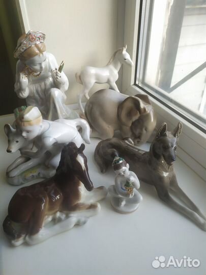 Фарфоровые статуэтки СССР лфз и др.Винтаж