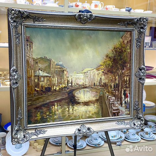 Картина маслом А. Рычков, 