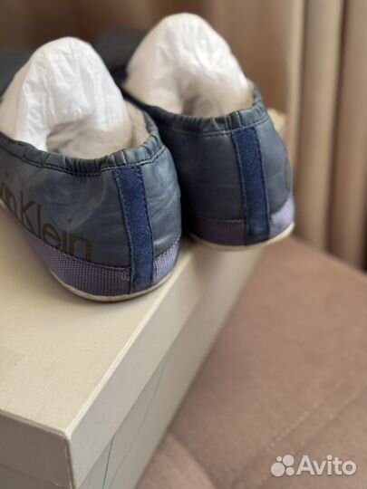 Слипоны натуральная кожа Calvin Klein 45