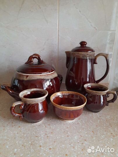 Набор посуды из керамики