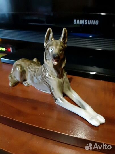 Статуэтка Собака Овчарка СССР 1960г