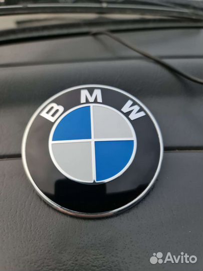 Эмблема значек bmw 82 и 74 мм 51 14 8 132 375