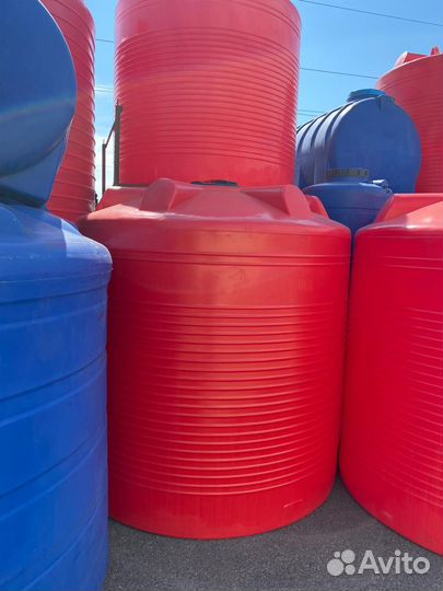 Пластик емкости, бак вода, 5000 л,завод
