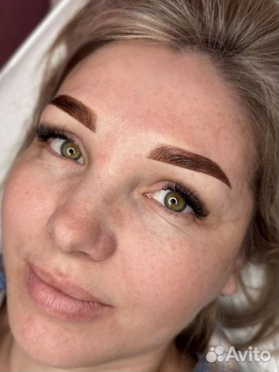 Перманентный макияж бровей, губ, межреснички