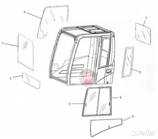 Стекло 903-00073A