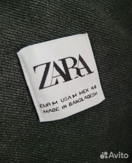 Мужская рубашка zara, M