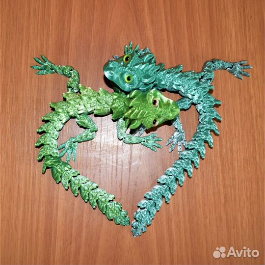 Дракоши подвижные, антистресс игрушка, 2шт