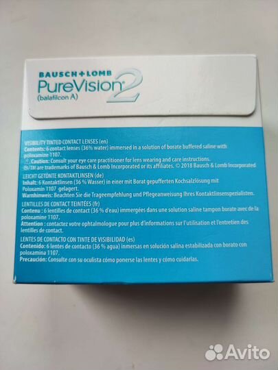 Контактные Линзы 6 шт. PureVision2