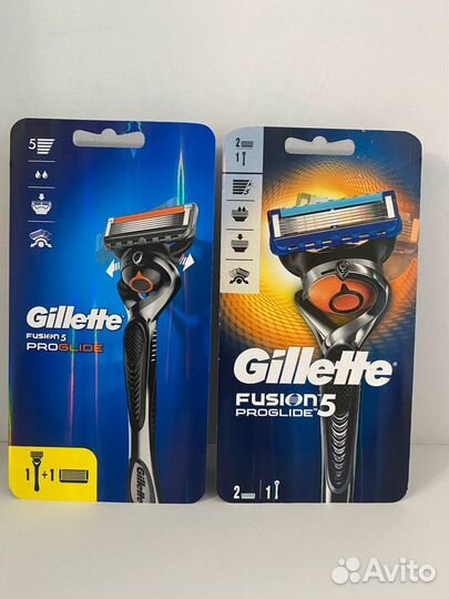 Новая бритва Gillette FusionProglide c 2 кассетами