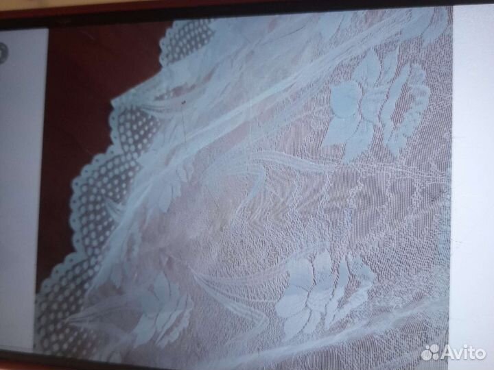 Тюль, белая 297х252 новая
