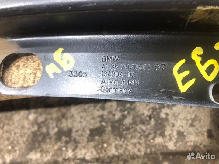 Направляющая стекла двери передняя левая Bmw 6 E63