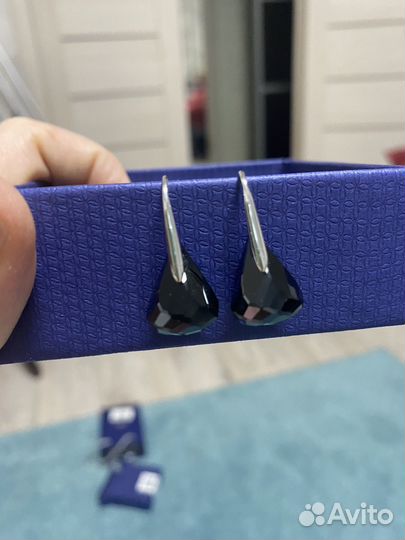 Серьги Lunar swarovski оригинал