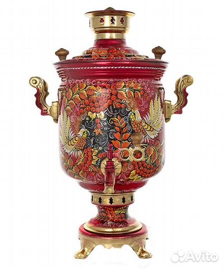 Расписной угольный Самовар 