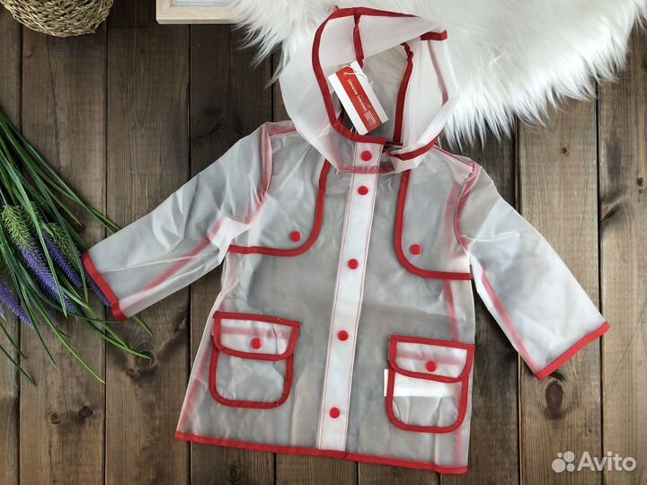Дождевик для девочки 68 74 Италия