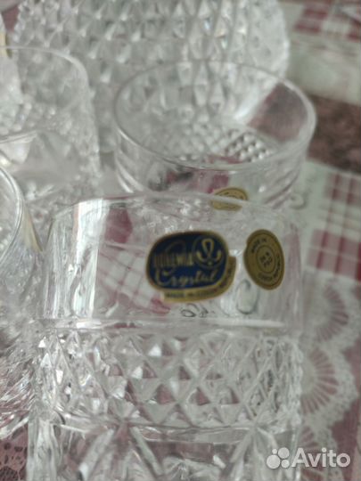 Графин хрустальный богемия с бокалами