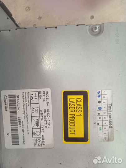 Магнитола тойота ярис