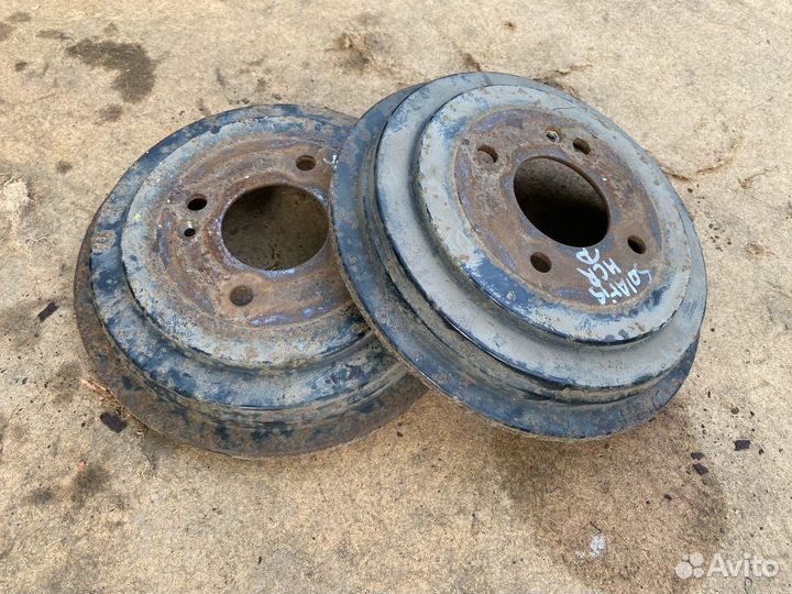 Задний барабан Hyundai Solaris 2 Kia Rio 4