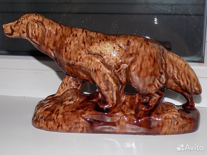 Охотничья собака. Старая Гжель. СССР