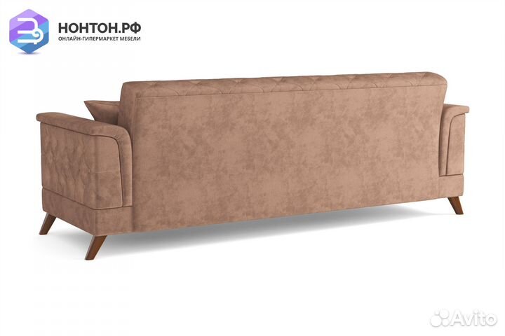 Диван книжка Амарант светло-коричневый