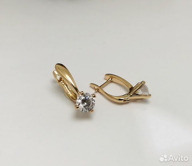 Серьги из медицинского сплава