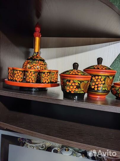 Посуда хохлома СССР