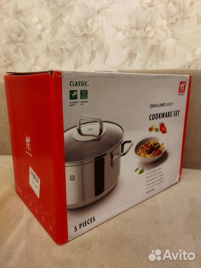 Набор кастрюль Zwilling Quadro 5 пр